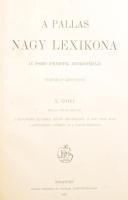 A Pallas Nagy Lexikona. Az összes ismeretek enciklopédiája. 1-18. kötet. Teljes sorozat! Bp., 1893-1...