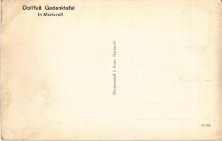 Mariazell, Dollfuss Gedenktafel (EB)