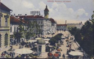 Szeged Széchenyi tér piac Háy Miksa üzletével