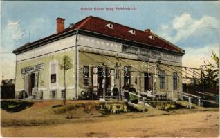 Budapest XXII. Budafok, Baross Gábor telep, Fehérvári út, Oberding József üzlete, nagyvendéglő (EK)