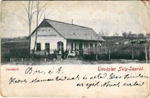 Tápiósüly (Sülysáp), vendéglő, Szekeres és Berger, kávéház (EK)