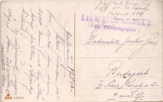 1917 Néha, néha jól esik a front mögött lenni, énekelni, muzsikálni, és jól inni, enni / WWI Austro-...