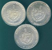 Kuba 1981. 5P Ag (999) "Pinta" + "Nina" + "Santa Maria" sor; össz. 3 d...