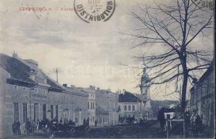 Szepesbéla with the Borovicka distillery of Ármin Gretzmacher and Hotel Béla (fa)