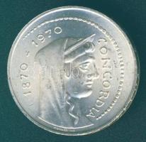 Olaszország 1970. 1000L Ag "Róma 100 éve főváros" T:2+