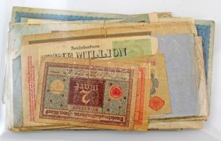 Német Birodalom / Weimar Köztársaság ~1920-1922. 64db-os vegyes inflációs bankjegy tétel T:F,VG