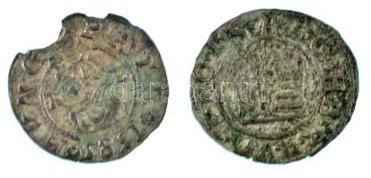 1570KB Denár Ag "Rudolf" (0,51g) + 1581KB Denár Ag "Rudolf" (0,37g) T:XF,VF pati...