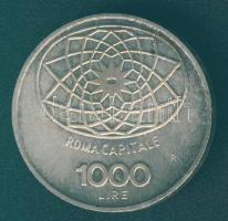 Olaszország 1970. 1000L Ag "Róma 100 éve főváros" T:2+