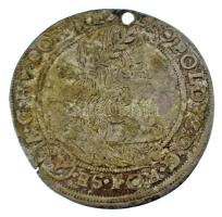 168?N-B/P-O 15kr Ag "I. Lipót" Nagybánya (5,23g) T:F lyuk, rep. Hungary 168?N-B/P-O 15 Kreuzer Ag "Leopold I" Baia Mare (5,23g) C:F hole, crack Huszár: 1434., Unger III: 1066.b