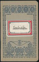 cca 1940 Máder-Anesini család családfája, kézzel írt, korabeli füzetben, kb. 28 sztl. oldal, jó állapotban