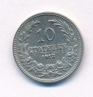 Bulgária 1913. 10sz Cu-Ni T:XF,VF Bulgaria 1913. 10 Stotinki Cu-Ni C:XF,VF