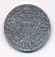 Ausztria 1877. 1Fl Ag "Ferenc József" T:VF Austria 1877. 1 Florin Ag "Franz Joseph" C:VF Krause KM#2222