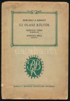 Berczeli A. Károly: Új olasz költők. - - műfordításai. Gerevich Tibor előszavával. Kontuly Béla rajzaival. Balassi Bálint Könyvtár 2. sz. Bp., 1941, Kir. M. Egyetemi Nyomda, 73+(1) p.+ 8 t. Kiadói papírkötés, sérült borítóval, részben szétváló fűzéssel, tulajdonosi névbejegyzéssel.