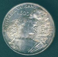 Vatikán 1966. 500L Ag II. János Pál T:2+