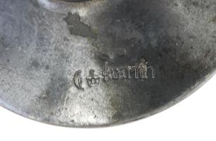 Ezüst (Ag) kis virágváza, jelzett, 48g