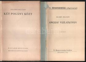 Szabó Zoltán: Két pogány közt. Magyarok Könyvtára 2. (Bp., 1939), MEFHOSZ, 47+(1) p. Első kiadás. Ki...