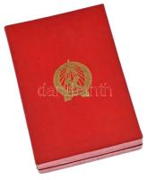 ~1950. "Szakma Kiváló Dolgozója - Könnyűipar" hátoldalán sorszámozott Rákosi-címeres, zomá...