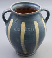 Fazék. cca 20. sz. eleje, Hódmezővásárhely, kopással, m: 24 cm