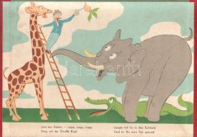 Obniski, Z[bigniew] - Walentynowicz, M[arian]: 
Ein Abenteuer im Zoo. [Német nyelvű leporelló.]
[V...