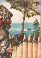 (Kubasta, Vojtech): 
Robinson Crusoe. (Térbeli mesekönyv. Tervezte és rajzolta Vojtech Kubasta.)
[...