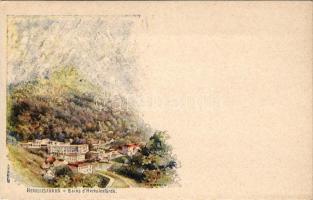 Herkulesfürdő, Baile Herculane; Ezredéves Országos Kiállítás. barna 2 Kr Ga. s: Kimnach