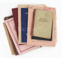 9 db vegyes okmány, igazolvány, közte útlevelek