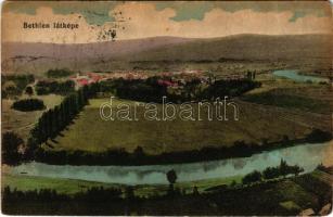 1916 Bethlen, Betlen, Beclean; látkép. Kajári István kiadása / general view (fa)