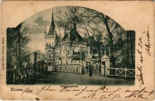 1904 Kassa, Kosice; Jakab palota. László Béla kiadása / palace, castle (EB)