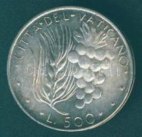 Vatikán 1970. 500L Ag T:1-