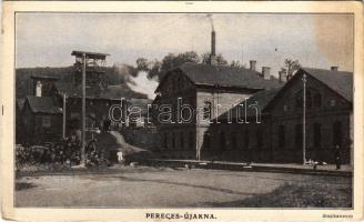 Pereces (Miskolc), újakna a bányában, iparvasút (fl)