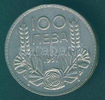 Bulgária 1937. 100L Ag T:2