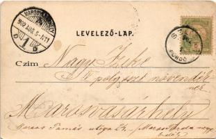 1902 Szliácsfürdő, Kúpele Sliac; gyógyfürdő és környéke. Pannonia, Otthon, Hungaria, Fürdőház, Buda,...