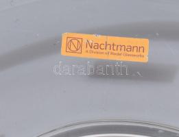 Nacthmann mid-century ólomkristály kínáló, jelzett, hibátlan, 33x28 cm