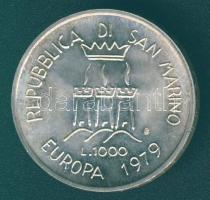 San Marino 1979. 1000L Ag "Európai egység" T:1