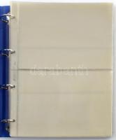 Négygyűrűs berakó, 25db berakólappal (ebből 7db 2-es, 8db 3-as, 7db 4-es és 3db 5-ös osztású), haszn...