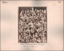 cca 1900 Chile Santiago, Recolecta templom / Valparaiso, Női szépségek két oldalas kartonon két jelz...