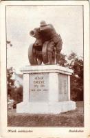 Budakalász, Hősök szobra, emlékmű, "Nem! Nem! Soha!" irredenta propaganda (EK)