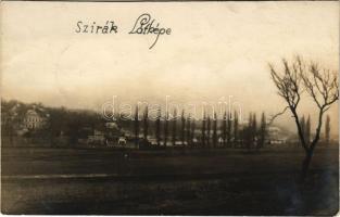 1927 Szirák, látkép és Gróf Degenfeld kastély. photo