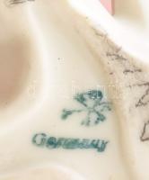 5 db porcelán rózsa, közte Ens és Aquincum, változó méretben és állapotban, kisebb hibákkal