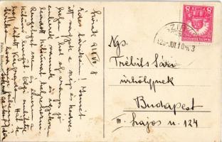 1923 Szirák, Adóhivatal, Gróf Dégenfeld kastély (fl)