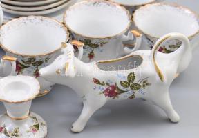 Chodziez 22 részes kávés készlet extra darabokkal, tehén figurális tejszínkiöntővel. Jelzett, jó áll...