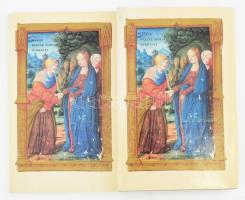 Horae Beatae Mariae Virginis. I-II. köt. Az Egri Főegyházmegyei Könyvtárban őrzött kódex hasonmása. Iványi Sándor és Dercsényi Dezső tanulmányaival. Bp., 1976, Magyar Helikon-Corvina. Kiadói műbőr-/papírkötés, kiadói papír védőborítóban.