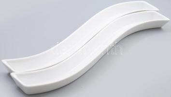 Porcelán olívabogyó szervírozó pár. Jelzés nélkül, hibátlan, h: 40 cm