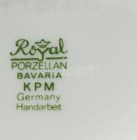 Royal mid-century laposváza, jelzett, hibátlan, m: 20,6 cm