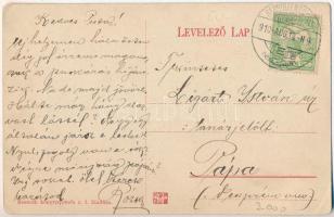 1910 Sepsiszentgyörgy, Sfantu Gheorghe; református templom. Kossuth könyvnyomda kiadása / Calvinist ...