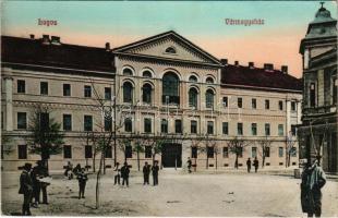 1913 Lugos, Lugoj; Vármegyeháza. Nagel Sándor kiadása / county hall
