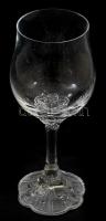 Rosenthal "Classic Rose" 6 darabos kristály borospohár készlet, jelzett, hibátlan, m: 16 c...