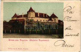 1900 Fogaras, Fagaras; vár. A. Wazek kiadása / castle (felületi kopás / worn surface)