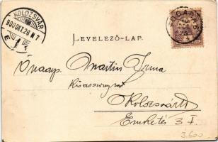 1900 Fogaras, Fagaras; vár. A. Wazek kiadása / castle (felületi kopás / worn surface)