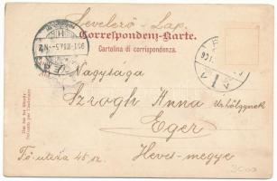 1901 Fülek, Filakovo; várrom, hajdani vár 1500-1650: város, várnak belső és külső része. Krämer J. k...